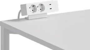 한샘오피스 데스크액세서리 DESK ACCESSORIES - 외장형 멀티탭 클램프형 (책상 상판 고정) 제품 이미지